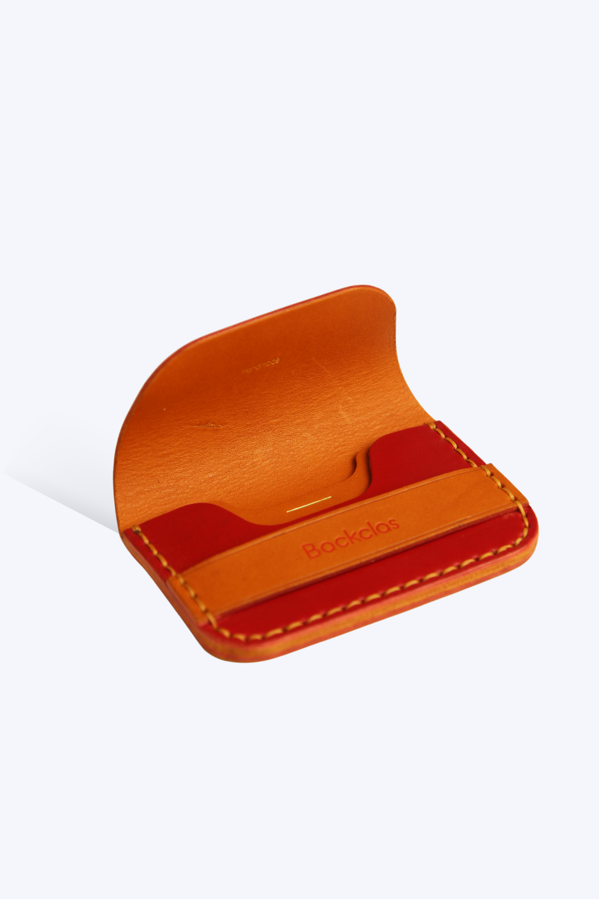 Flap Wallet - Kırmızı & Taba