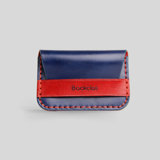 Flap Wallet - Mavi & Kırmızı