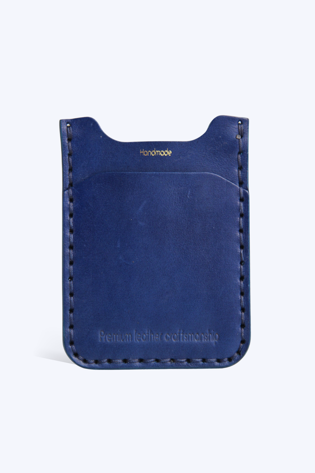 Thin Wallet - Dikey - Mavi